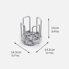Retractable Drain Bowl And Dish Rack, Telescopic Dish Storage Holder