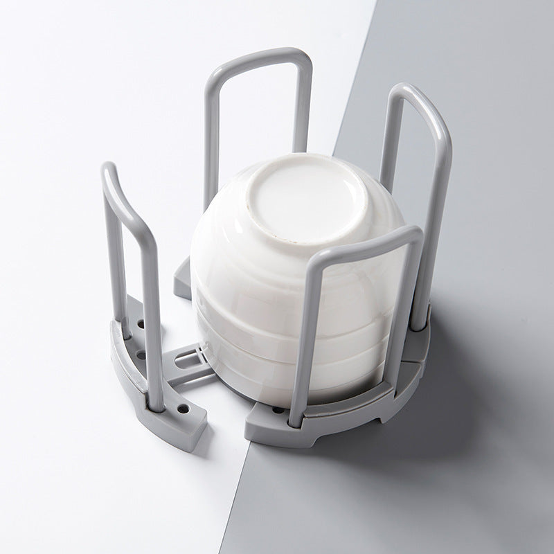 Retractable Drain Bowl And Dish Rack, Telescopic Dish Storage Holder