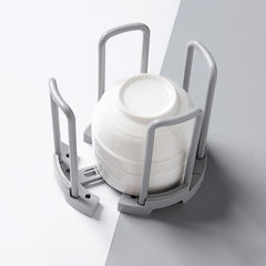 Retractable Drain Bowl And Dish Rack, Telescopic Dish Storage Holder