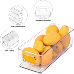Stackable Plastic Food Storage Box with Handle - Cle