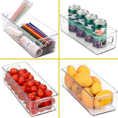 Stackable Plastic Food Storage Box with Handle - Cle