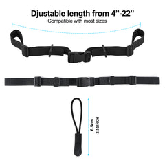 Adjustable Chest Straps for Backpacks with Zipper Pulls - Set of 2