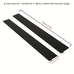 2pcs Silicone Kitchen Stove Counter Gap Cover Heat Resistant Easy to Clean