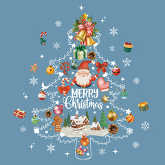 Christmas Tree Snowflake Cookies Candy Wall Stickers