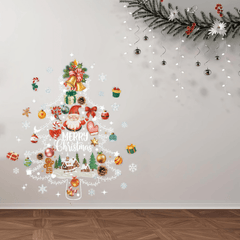 Christmas Tree Snowflake Cookies Candy Wall Stickers