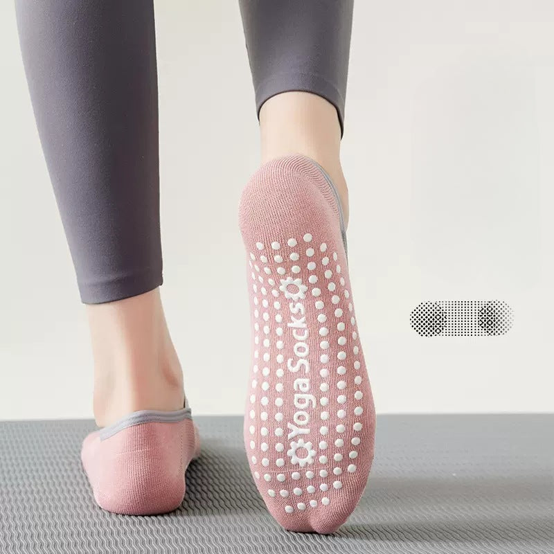 3 Pairs Women's Non-Slip Cross Strap Yoga Socks Breathable Dance Training Socks