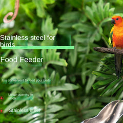 Stainless Steel Bird Feeding Spoon Tool For Parrots