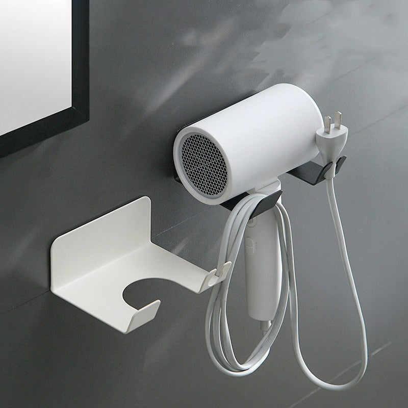 2pcs Hair Dryer Bracket Wall Mounted Hair Dryer Manager