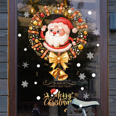 Santa Window Painting Stickers Christmas Decorations