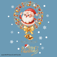 Santa Window Painting Stickers Christmas Decorations