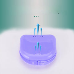 Denture Storage Box With Holes Retainer Corrector Box Denture
