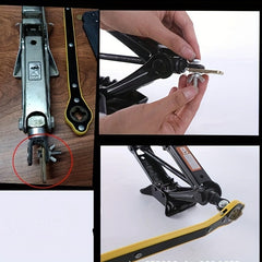 Car Jack Ratchet Wrench with Transfer Joint