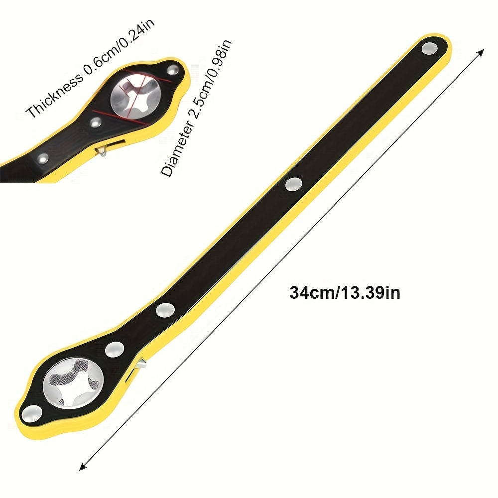 360 Rotating Knob Auto Labor Saving Jack Ratchet Wrench for Vehicle Tire Wheels