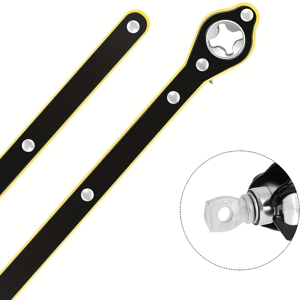 360 Rotating Knob Auto Labor Saving Jack Ratchet Wrench for Vehicle Tire Wheels