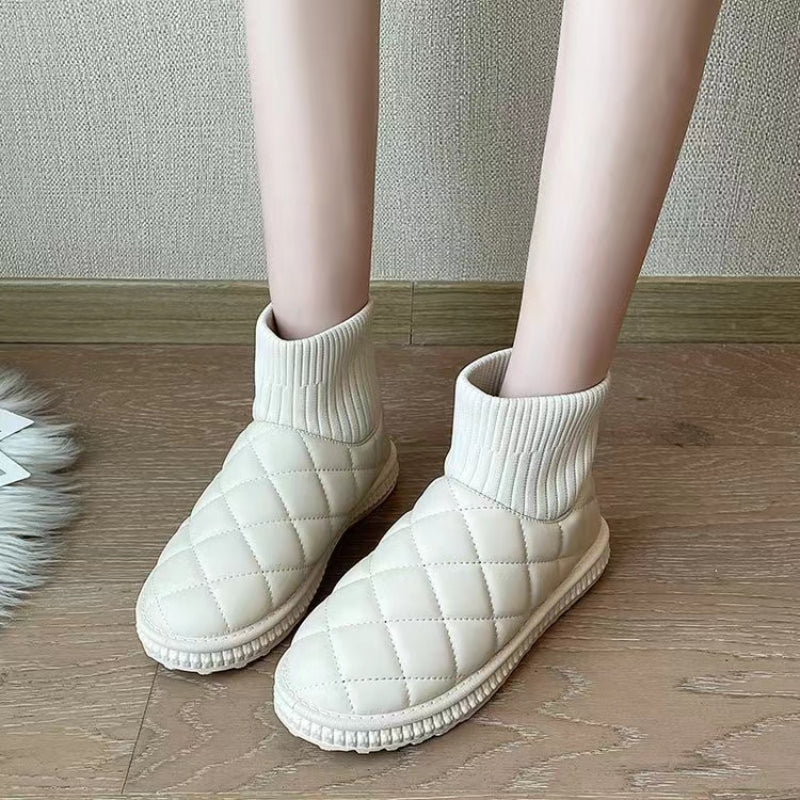 Women's Warm Snow Boots Soft Short Boots