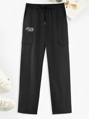 Cargo Pants Men's Flap Pocket Trousers Outdoor Streetwear Hip Hop Style