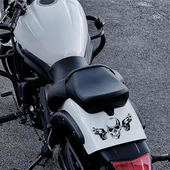 1pc High Gun & Skull Car Stickers - Vehicle Decoration