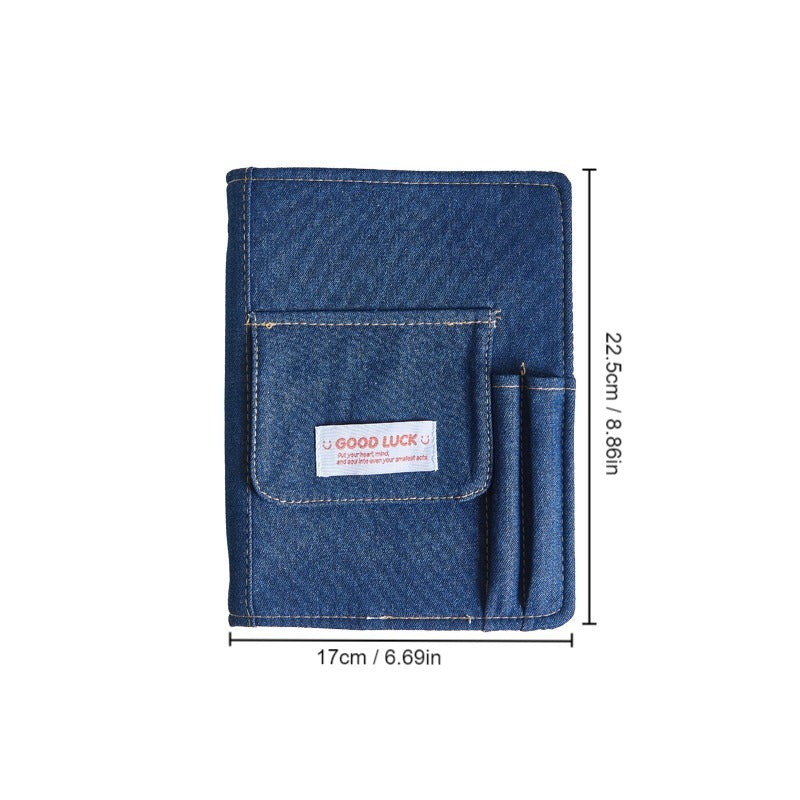 Vintage Cowboy Ledger Loose leaf Cloth Notebook Diary