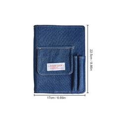 Vintage Cowboy Ledger Loose leaf Cloth Notebook Diary