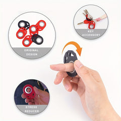 Keychain Fidget Spinner Anti Anxiety Toy