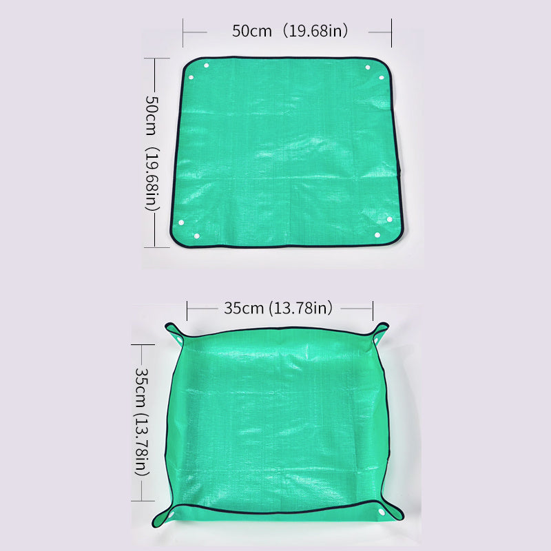 Waterproof Plant Repotting Mat Indoor Gardening Mat Foldable