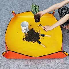 Waterproof Plant Repotting Mat Indoor Gardening Mat Foldable