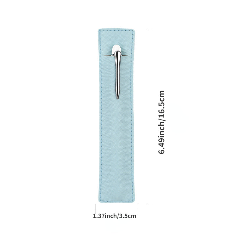 Compact Portable Pen Case Stationery Cover Plain Pen Bag