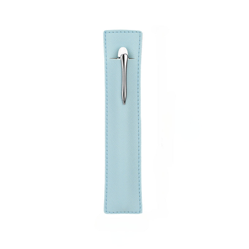 Compact Portable Pen Case Stationery Cover Plain Pen Bag