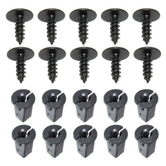 10pairs Engine Cover Undertray Splashguard Retainer Fastener Clips Bolt