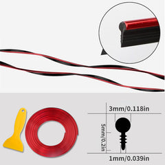 DIY Flexible Interior Moulding Trim Strips Car Accessories Decoration
