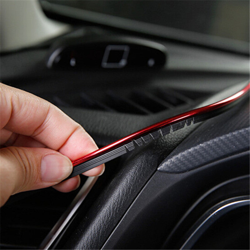 DIY Flexible Interior Moulding Trim Strips Car Accessories Decoration