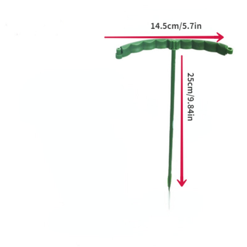 2pcs Plastic Plant Support Pile Frame Greenhouse Semicircle Fixed Rod