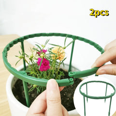 2pcs Plastic Plant Support Pile Frame Greenhouse Semicircle Fixed Rod