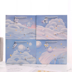 Horizontal Astronaut Planet Gift Bag for Kids Birthday