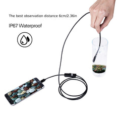 5.5mm Endoscope Camera Car Inspection Tool with Magnet Waterproof Mirror