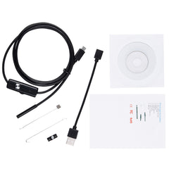 5.5mm Endoscope Camera Car Inspection Tool with Magnet Waterproof Mirror