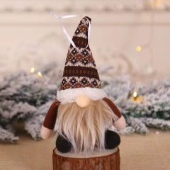 No Face Doll Christmas Tree Pendant DIY Crafts Decorations