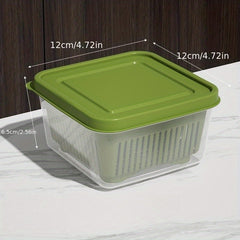 Fresh Keeping Box Ginger Garlic Scallion Storage Food Box Large Capacity