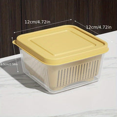 Fresh Keeping Box Ginger Garlic Scallion Storage Food Box Large Capacity