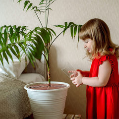 Flower Pot Cover Square Round Flowerpot Grid Baby Safety Soil Guard