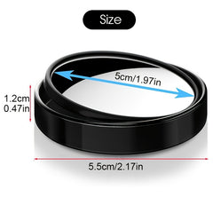 2pcs Round Blind Spot Mirror Wide Angle Stick On Mirror