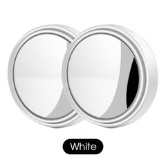 2pcs Round Blind Spot Mirror Wide Angle Stick On Mirror