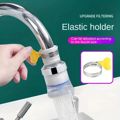 Universal Faucet Water Filter for Kitchen & Bathroom Tap Water Purification
