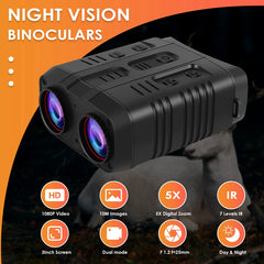 R19 Night Vision 1080P Infrared Waterproof Telescope 5X Zoom