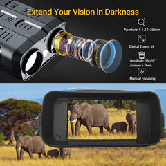 R19 Night Vision 1080P Infrared Waterproof Telescope 5X Zoom