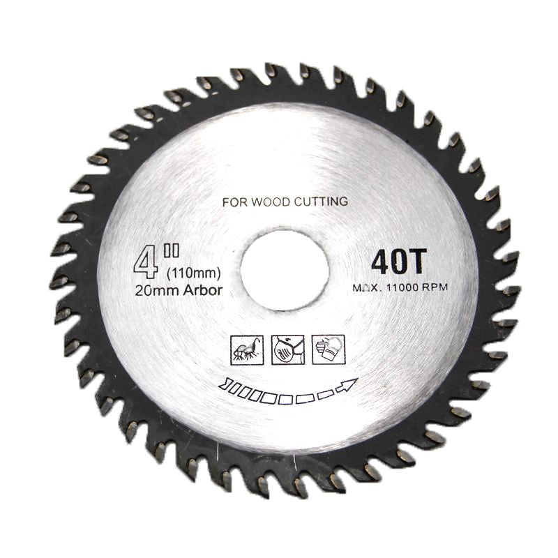10'' 40 Teeth Carbide Woodworking Saw Blade 110/20/40T Cutting Blade