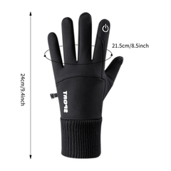 Winter Warm Split Finger Gloves Waterproof Touch Screen Gloves