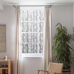 Privacy Window Film Bamboo Frosted Glass Sticker