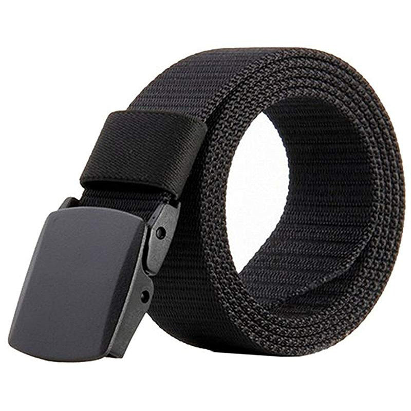 Men's Military Automatic Buckle Nylon Belt Tactical Canvas Belt