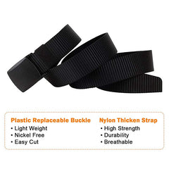 Men's Military Automatic Buckle Nylon Belt Tactical Canvas Belt